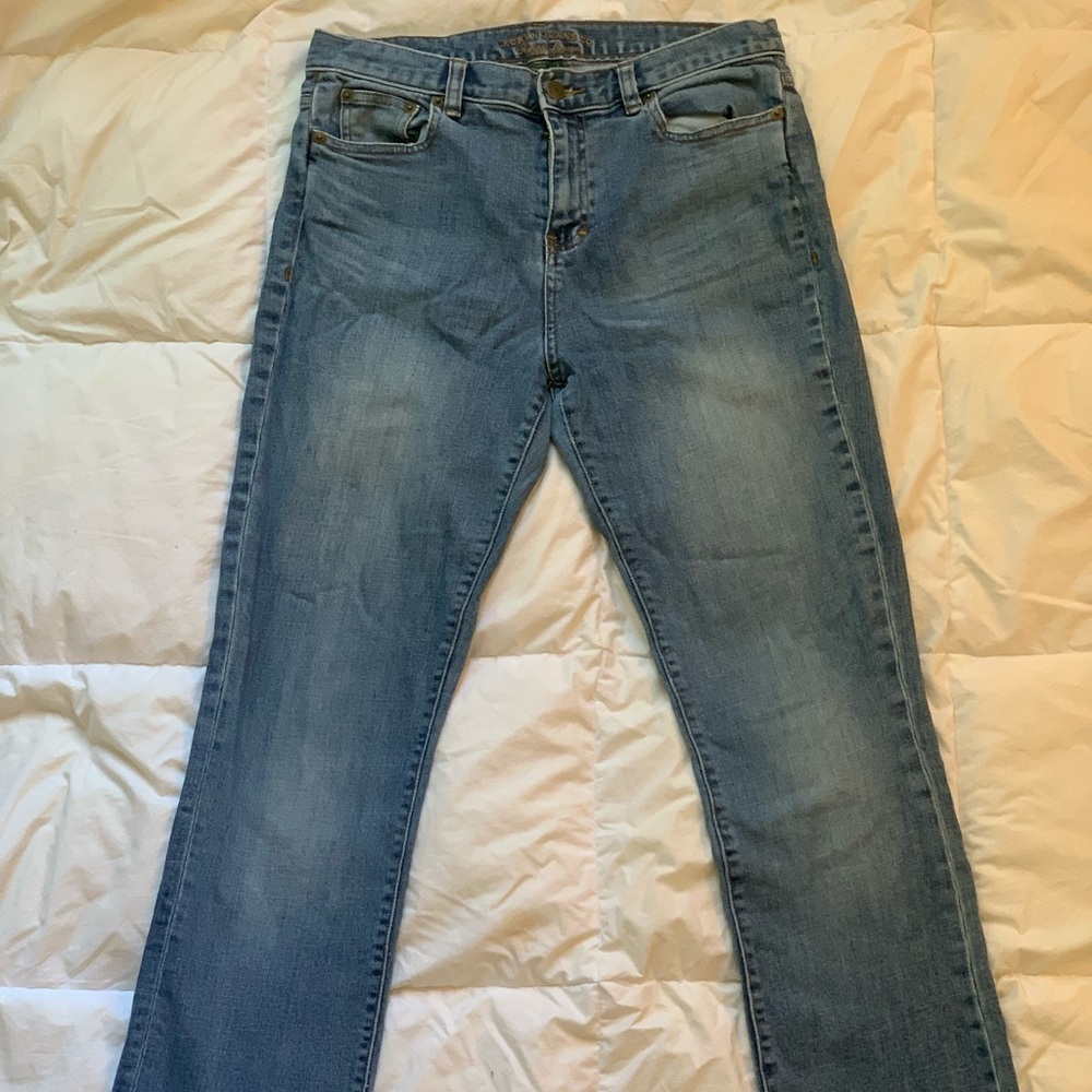 90s/Y2K vintage mid-wash mid-rise straight leg Ralph Lauren jeans
